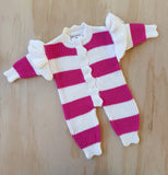 Candy Stripe Ruffle Romper