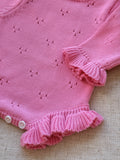 Candy Pink Pointelle Romper