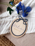 Welcome Sweet Boy Plaque