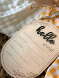 Hello World Announcement - Ocean Green