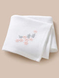 Floral Embroidery Blanket
