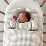 Bundl Wool Wrap - Gingham