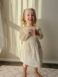 Corduroy Apron Dress - Chocolate