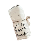 Bencer & Hazelnut Swaddle - Hello World