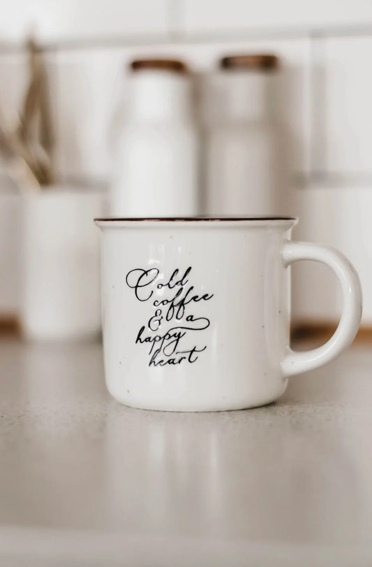 Bencer & Hazelnut Ceramic Mug - Cold Coffee