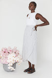 Flemington Wrap Skirt (Stripe)