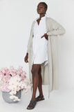Knit Wrap Dress (Stone)