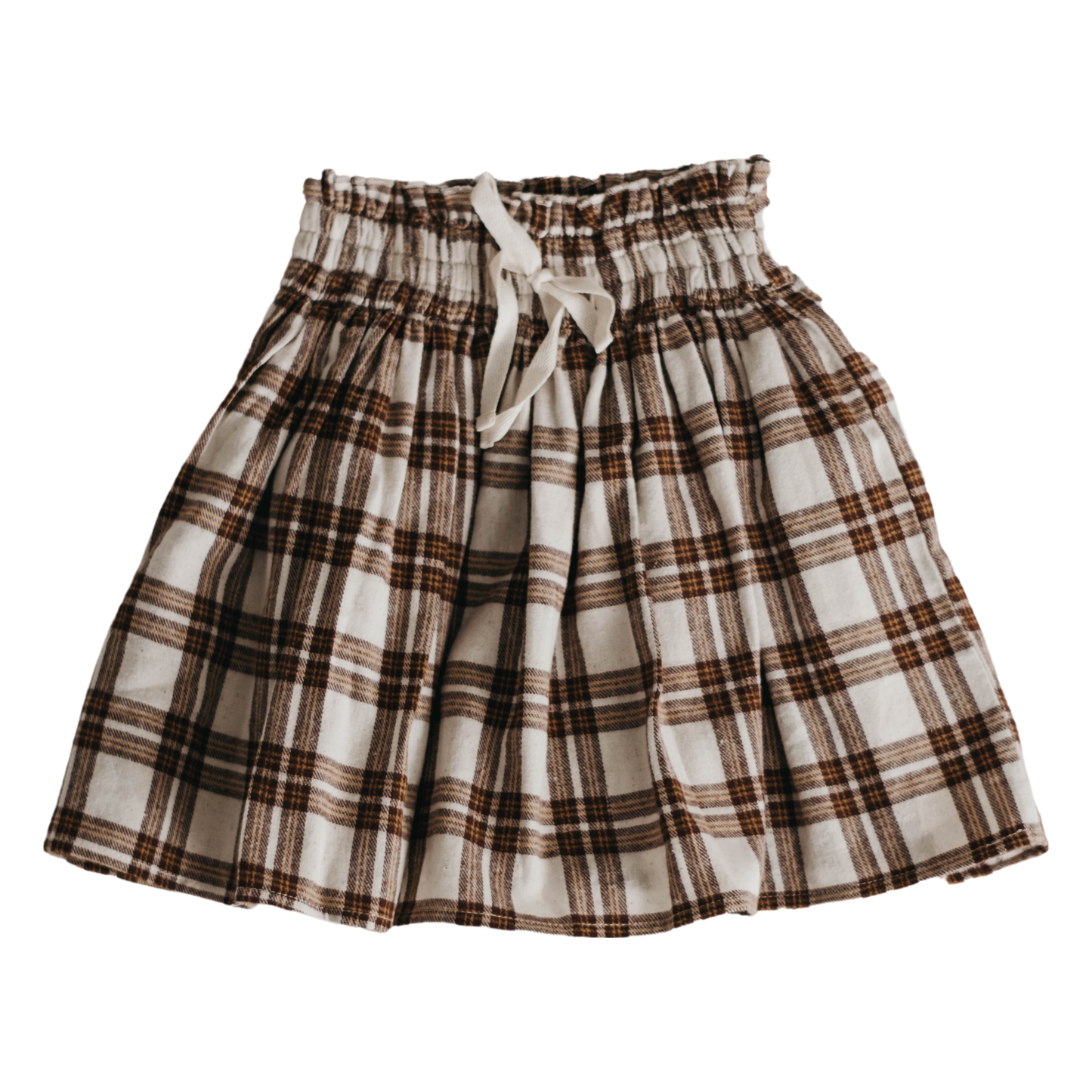 Daddy’s Little Love Skirt Plaid Cotton