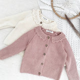 Knit Cardigan - Dirty Pink
