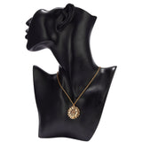 Sunflower Necklace - Yellow Gold