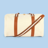Bunnie Overnight Bag - Cream & Tan