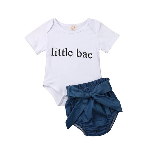 Little Bae Romper + Shorts Set