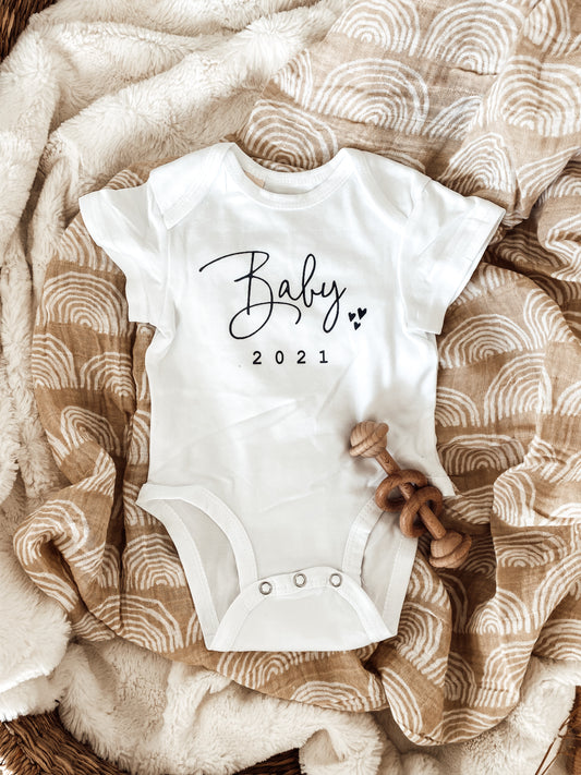 Baby 2021 - Pregnancy Announcement Romper