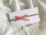 Velvet Bow Headband