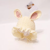 Knitted Wool Bunny Rabbit Bonnet