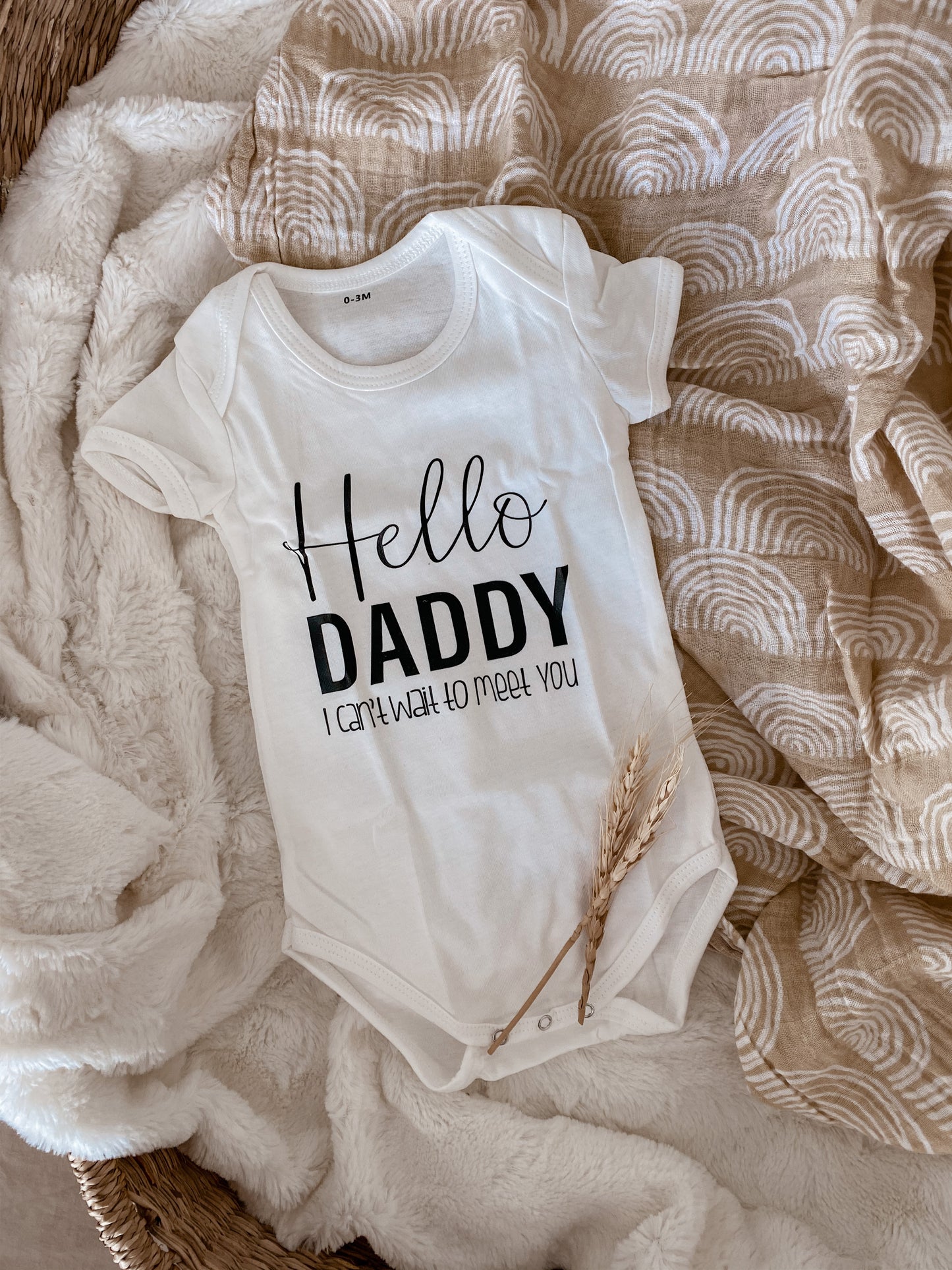 Hello Daddy - Pregnancy Announcement Romper