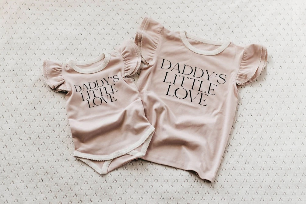 Daddy's Little Love Bodysuit/Tee