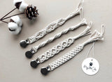 Lazura Macrame Pacifier Clip