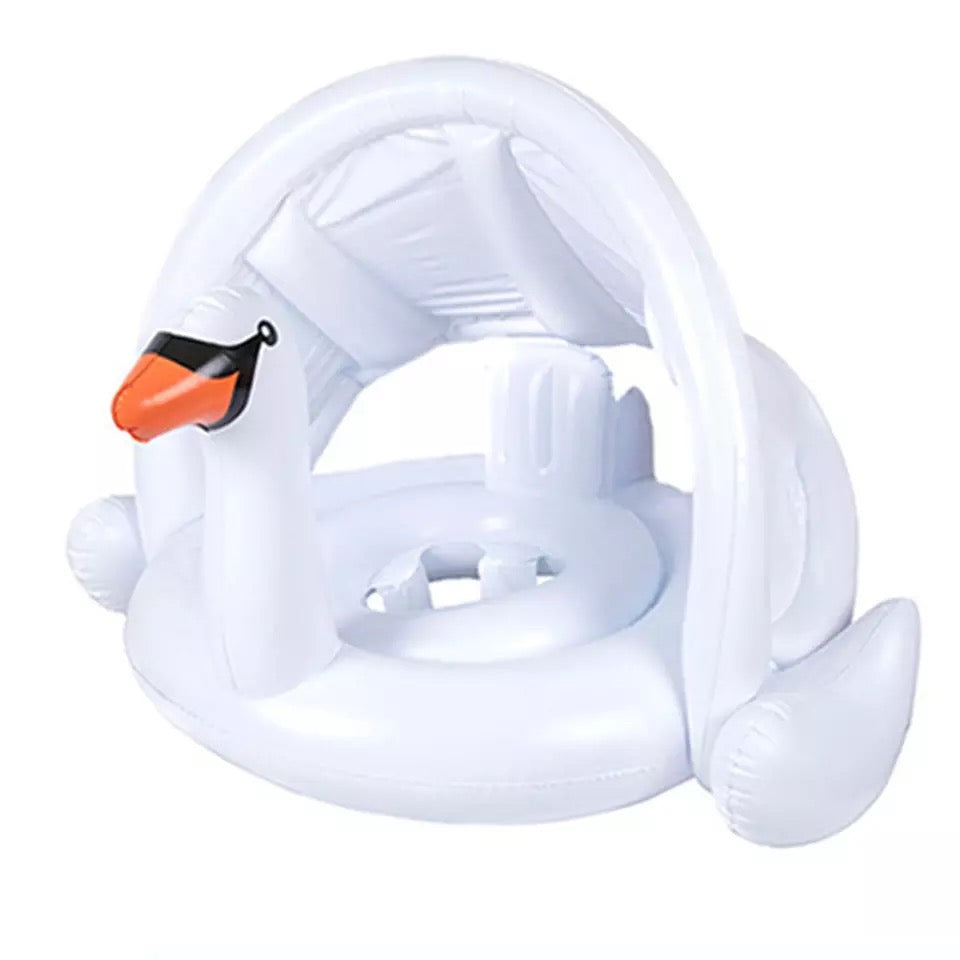 White Baby Swan Pool Float / Preorder