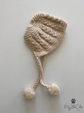 Knitted Beanie - Cream