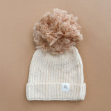Ziggy Lou Beanie - Gingham (Cream)