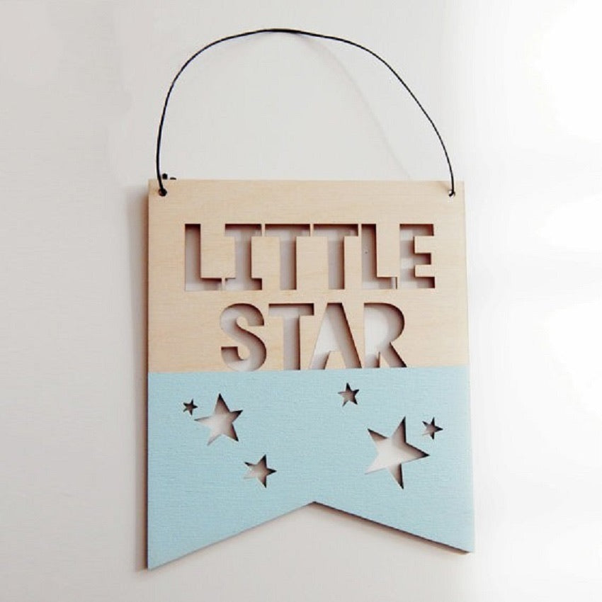 Little Star Wall Hanging - Blue