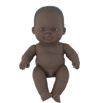 Miniland Doll - African Boy - 21 cm (Undressed)