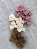 Ribbed Hair Clips