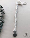 Lazura Macrame Pacifier Clip