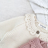 Knit Cardigan - Antique White