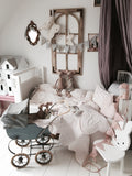 Cot Quilt & Pillow Set - Powder