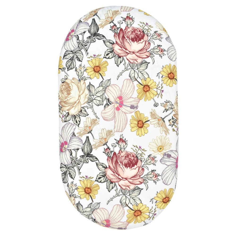 Floral Fitted Bassinet Sheet SECONDS