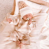 Ziggy Lou Beanie - Gingham (Cream)