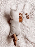 Cot Quilt & Pillow Set - Chalk