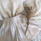 Girls Cream Skirt