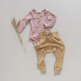 Two Darlings Rose Bamboo Long Sleeve Original Bodysuit