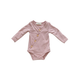 Two Darlings Rose Bamboo Long Sleeve Original Bodysuit