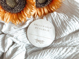 Hello World, My Name Is - Announcement Plaque