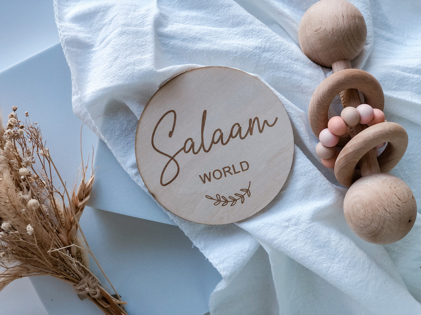 Salaam World Birth Baby Announcement Plaque