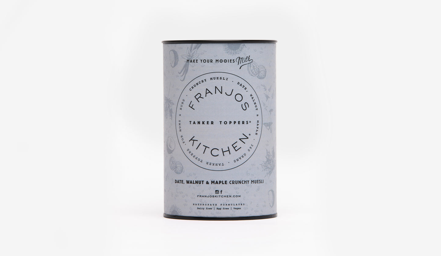 Franjo’s Kitchen Lactation Crunchy Muesli - Date, Walnut & Maple
