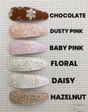 Embroidery Hair Clips
