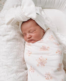 Avery Rib Topknot | White