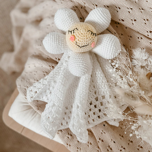 Heirloom Crochet Lovey Comforter - Daisy