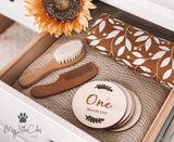 Baby Milestone Plaques Set - Leaf