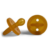 Twin Round Natural Rubber Soother | Dummy in Reusable Case