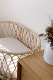 Bundl Bassinet Fitted Sheet - Gingham