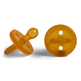 Twin Round Natural Rubber Soother | Dummy in Reusable Case