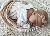 Blush Linen Bow