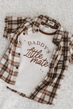Daddy’s Little Mate Plaid Shirt