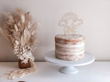 ONE Rainbow Cake Topper